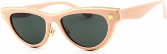 Versace Dark Grey Cat Eye Ladies Sunglasses VE2273 549487 52