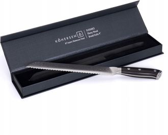 Ikohs Ikohs - Cuchillo De Pan Kohersen Elegance Madera De &Eacute;bano 22,9 Cm