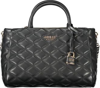 Guess Nero Polyurethane Women Womens Handbag