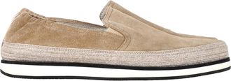Prada Pre-owned Womens Sport Espadrille Slip On Sneakers in Beige Suede - Size EU 39