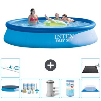 Intex Piscina Easy Set Redonda - 396x84 Cm - 7-piezas S40715