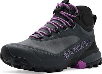 Scarpa Ribelle Cross 2 Mid Gtx Womens Shoes Dark Gray/Purple : EU 41.5 (US Womens 9.5) B - Medium, Synthetic