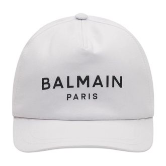 Balmain Caps, unisex, White, Size: L Baseball Cap
