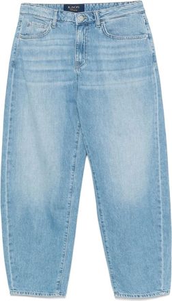 Kaos Jeans con placca logo - Blu