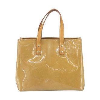 Louis Vuitton Pre-owned Tote Bags, female, Beige, Size: ONE SIZE Pre-owned Vintage Patent Leather Monogram Tote Bag