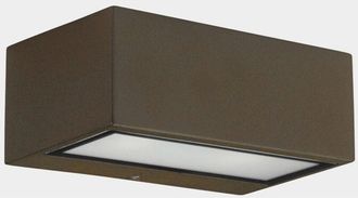 Leds - C4 Leds C4 Nemesis Led 70x170mm Exterior Led Arriba Abajo Marr&oacute;n Claro, &Oacute;palo Ip65 10.5w 2700k