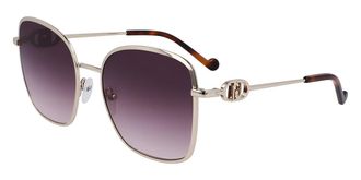 Liu Jo LJ155S 716 Womens Sunglasses Gold Size 57