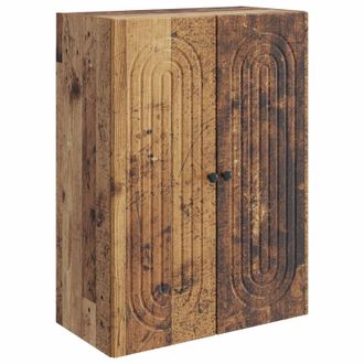 vidaXL Armario De Pared Madera Envejecida 66 X 34,5 X 90 Cm Vidaxl