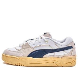 Puma (WMNS) PUMA 180 Vintage White Navy Warm White 396323-01