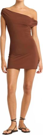 Bond-Eye Nixi Mini Dress In Arabica