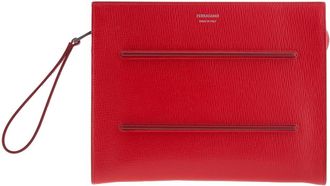Ferragamo New Revival Leather Pouch