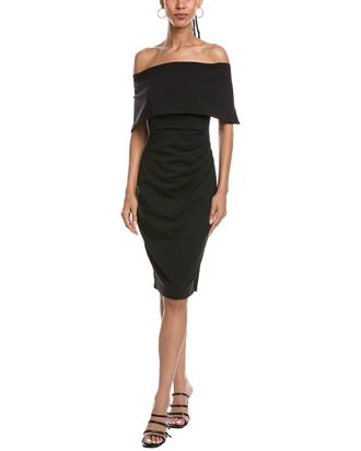 Vince Camuto Off The Shoulder Solid Mini Dress