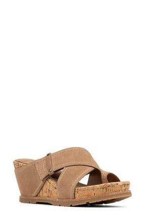 Donald J Pliner Irini Platform Wedge Sandal in Tobacco at Nordstrom Rack, Size 6.5