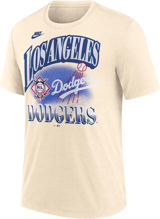 Nike Los Angeles Dodgers Vintage Nike Mens MLB T-Shirt in Brown | NJFD15ALAD-5R4