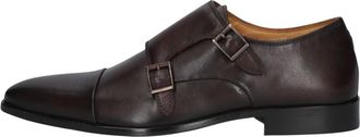 Stefano Lauran Art-4004 Gespschoenen - Heren - Schoenen - Bruin - Maat: 41 EU Leer