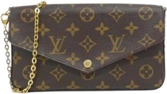 Louis Vuitton Pre-owned Clutches, female, Brown, Size: ONE SIZE Pre-owned Pochette Shoulder Bag