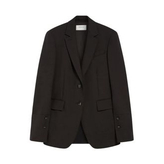 Sportmax Heren, Jassen, Bruin, Maat: 2XS Wol