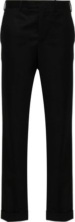 Pantaloni Torino tapered tailored trousers - men - Elastane/Virgin Wool - 58 - Black