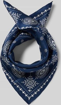 Max Mara Tuch aus reiner Seide Modell SIAM in Marine, Gr&ouml;&szlig;e 1