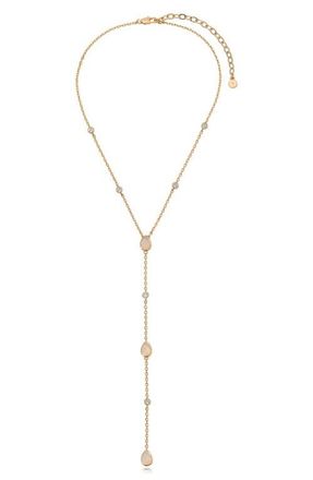 Ettika Dewdrop Y-Necklace in Opal at Nordstrom