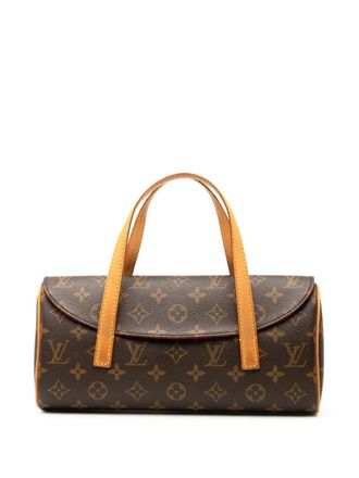 Louis Vuitton 2008 Monogram Sonatine handbag - women - Leather/Fabric - One Size - Brown