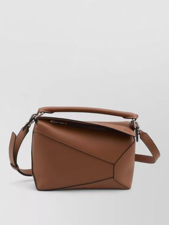 Loewe calfskin puzzle edge small tote bag