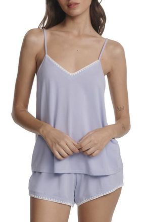 Eberjey Frida Camisole & Shorts Pajamas in Lavender Dusk/ivory at Nordstrom, Size X-Small