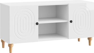 vidaXL Mueble De Tv Brillante 102 X 34,5 X 50 Cm Madera De Ingenier&iacute;a Vidaxl
