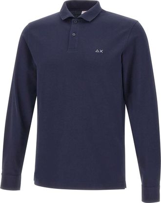 Sun 68 Tops, Heren, Blauw, S, Katoen, Sun 68 T-shirts en Polos