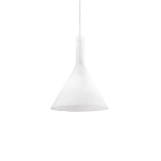 Netlighting Cocktail 1 Light Small Dome Ceiling Pendant White E14