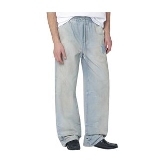 Amiri Wide Jeans, male, Blue, L, Relaxed Baggy Jean