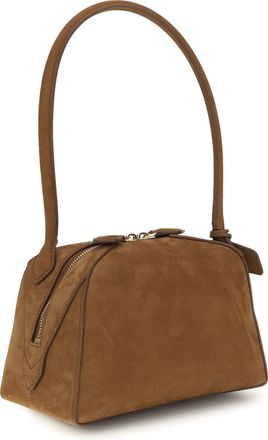 Alaia Womens Shoulder Bag Le Bouledogue Burnt Umber 2 Calf Leather