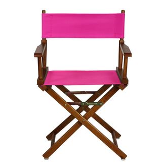 Casual Home 18 Directors Chair Honey Oak Frame-Magenta Canvas