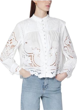 Farm Rio FARM Rio, Blouses, female, White, Size: S Richilieu Blouse