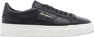Santoni Sneakers con punta tonda - Nero