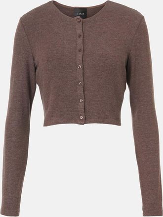 Leset Cardigan cropped Lauren in jersey