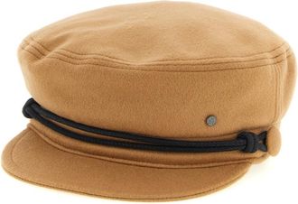 Maison Michel Camel Logo Bakerboy Hat