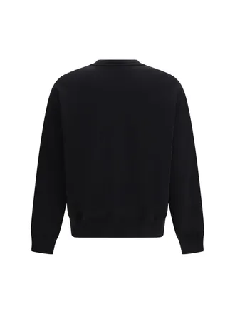 Moschino Logo-Printed Organic Cotton Sweatshirt - Black