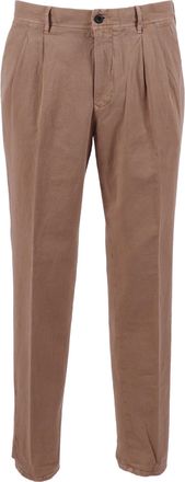 Incotex Classic Tailored Front Pleat Straight-Leg Pants