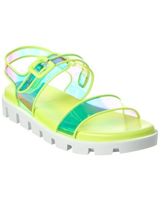 Christian Louboutin Dnu Pack Christian Louboutin Duniss Cool Vinyl & Leather Sandal
