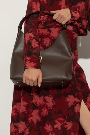 Furla Bag Goccia Medium Type Shopper, Womens, Brown