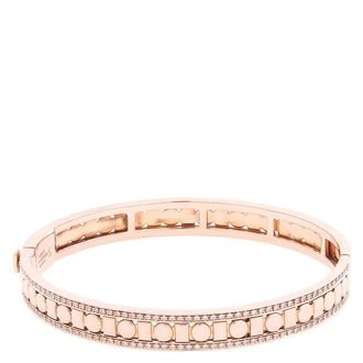 Damiani Belle Epoque Reel Pink Gold and Diamonds Bracelet, Size 15