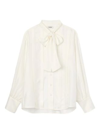 Sandro Zijden blouse - Wit