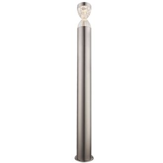 Globo Lighting Lampada Da Terra A Led Da Esterno Con Trama Luminosa In Acciaio Inox Per Veranda Globo 34008