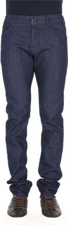Jacob Cohen Nick Slim Jeans - Heren - Slim Fit Jeans - Blauw - W31 - Katoen - Jeans