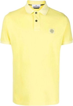 Stone Island Polo Shirt Yellow 761522S67-V0031