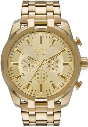 Diesel Split Chronograph Bracelet Watch, 51mm in Gold at Nordstrom Rack