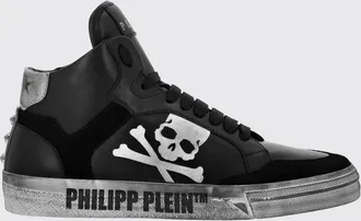 Philipp Plein Sneakers alte Skull in pelle e suede con effetto usurato