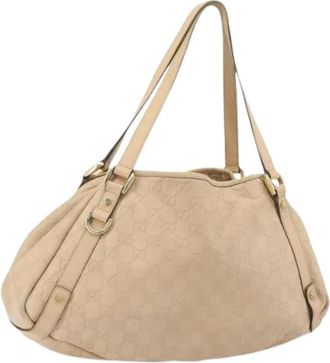 Gucci Pre-owned Vintage Schoudertas - Dames - Vintage Schoudertas - Beige - ONE Size - Vintage