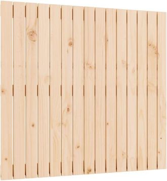 vidaXL Cabecero De Cama De Pared Madera Maciza De Pino 95,5x3x90 Cm Vidaxl